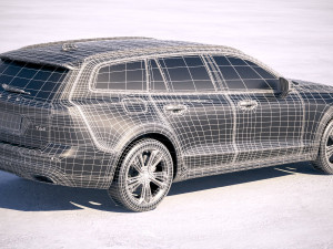 Volvo V60 Cross Country 2019 3D Model
