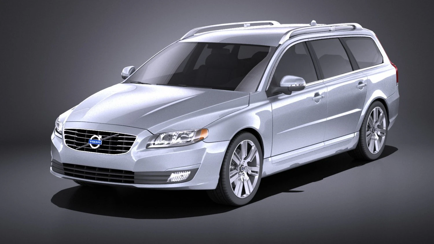 Volvo V70 2014 vray 3D Model .c4d .max .obj .3ds .fbx .stl .blend 
