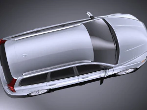 Volvo V70 2014 vray 3D Model