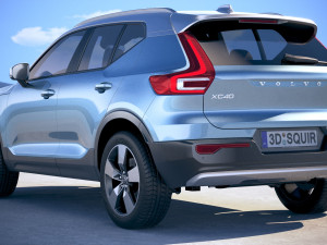 Volvo XC40 2018 3D Model