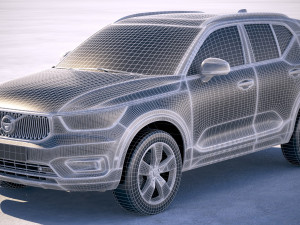 Volvo XC40 2018 3D Model