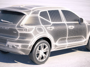 Volvo XC40 2018 3D Model