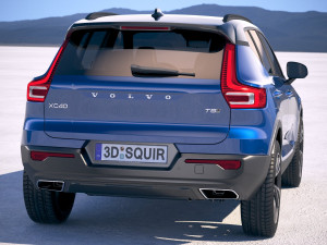Volvo XC40 R-Design 2018 Model 3D