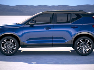 Volvo XC40 R-Design 2018 Model 3D