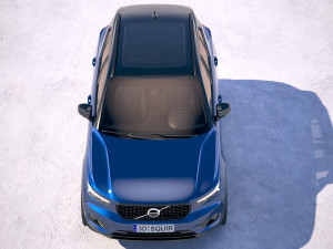 Volvo XC40 R-Design 2018 Model 3D