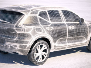 Volvo XC40 R-Design 2018 Model 3D
