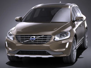 Volvo XC60 2014 vray 3D Model