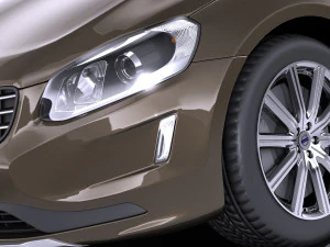 Volvo XC60 2014 vray 3D Model