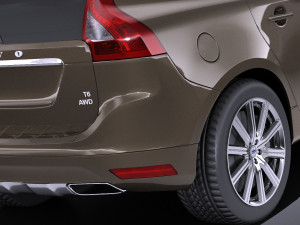 Volvo XC60 2014 vray 3Dモデル