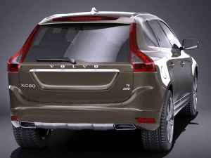 Volvo XC60 2014 vray 3D Model