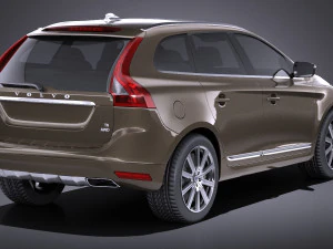 Volvo XC60 2014 vray 3D Model
