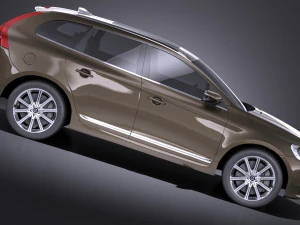 Volvo XC60 2014 vray 3D Model