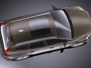Volvo XC60 2014 vray 3D Model