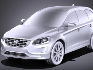 Volvo XC60 2014 vray 3D Model