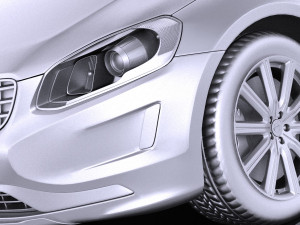 Volvo XC60 2014 vray 3Dモデル