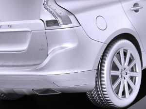 Volvo XC60 2014 vray 3Dモデル