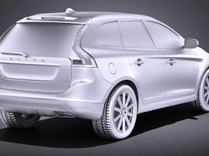 Volvo XC60 2014 vray 3Dモデル