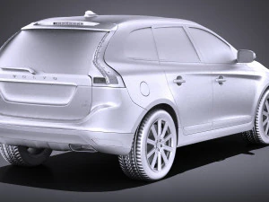 Volvo XC60 2014 vray 3D Model
