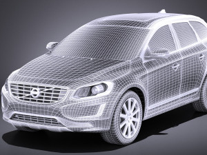 Volvo XC60 2014 vray 3Dモデル