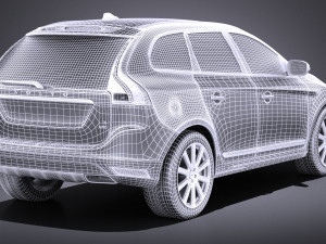 Volvo XC60 2014 vray 3Dモデル
