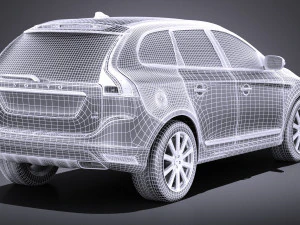 Volvo XC60 2014 vray 3D Model