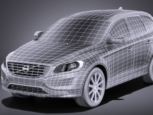 Volvo XC60 2014 vray 3Dモデル