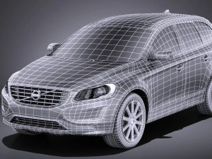 Volvo XC60 2014 vray 3D Model