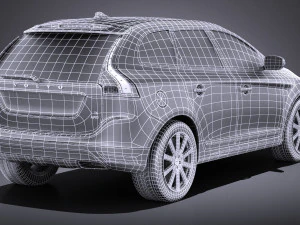 Volvo XC60 2014 vray 3D Model