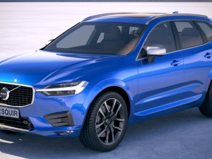 Volvo XC60 R-Design 2018 3D Model