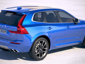 Volvo XC60 R-Design 2018 Modelo 3D