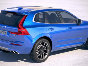 Volvo XC60 R-Design 2018 3D Model
