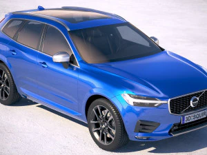 Volvo XC60 R-Design 2018 3D Model
