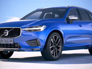 Volvo XC60 R-Design 2018 3D Model