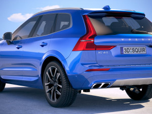 Volvo XC60 R-Design 2018 Modelo 3D