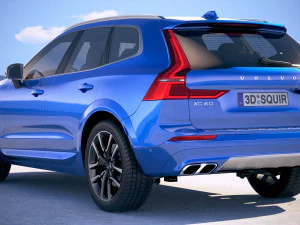 Volvo XC60 R-Design 2018 3D Model