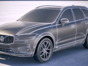 Volvo XC60 R-Design 2018 Modelo 3D