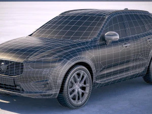 Volvo XC60 R-Design 2018 3D Model