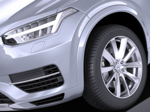 Volvo XC90 R-Design 2015 vray Model 3D