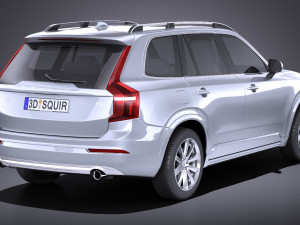 Volvo XC90 R-Design 2015 vray Model 3D