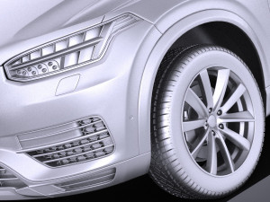 Volvo XC90 R-Design 2015 vray Model 3D