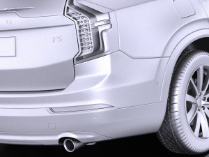 Volvo XC90 R-Design 2015 vray Model 3D