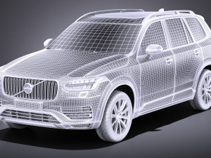 Volvo XC90 R-Design 2015 vray Model 3D