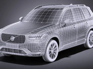 Volvo XC90 R-Design 2015 vray 3D Model