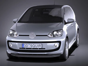 Volkswagen Up 4-door 2013 vray 3D Model