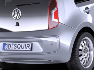 Volkswagen Up 4-door 2013 vray 3D Model