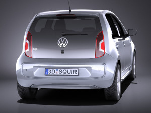 Volkswagen Up 4-door 2013 vray 3D Model