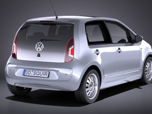Volkswagen Up 4-door 2013 vray 3D Model