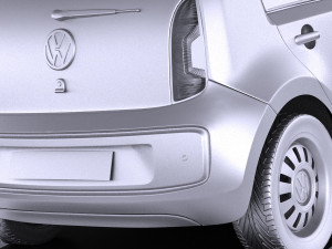 Volkswagen Up 4-door 2013 vray 3D Model