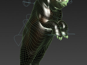 Wallstreet Bear Sculpture 3D Model