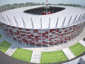 Warsaw National Stadium 3D Model